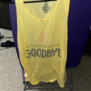 Pretty night shirt size medium great if you get hot while sleeping